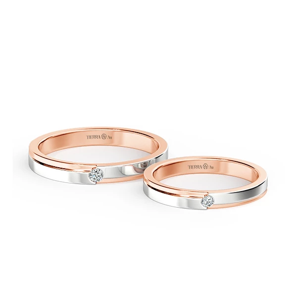 Modern Wedding Band Set NCC2001 1